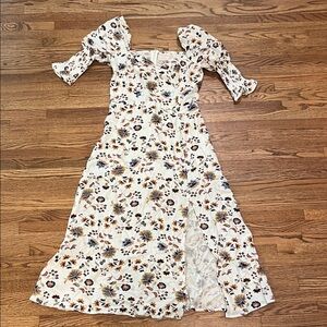 Floral Puff Sleeve Dress